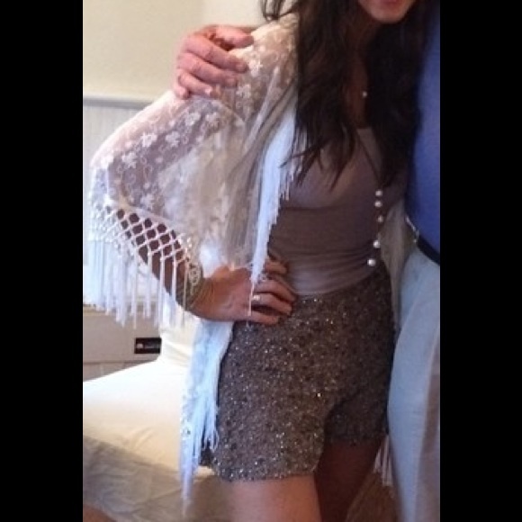 Zara sequin shorts size XS