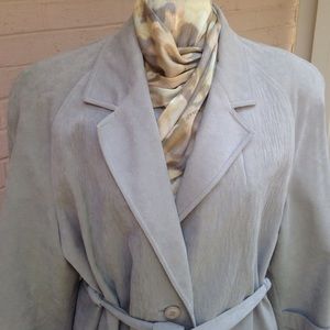 Ultrasuede long coat