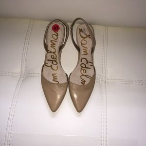 Tan Sam Edelman sling back