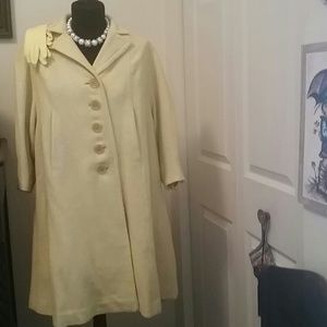 Vintage yellow woman's coat.