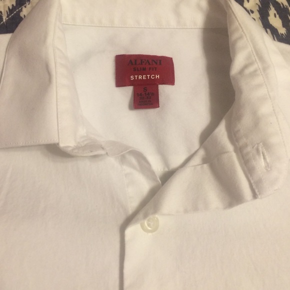 Alfani White button up - Picture 2 of 4