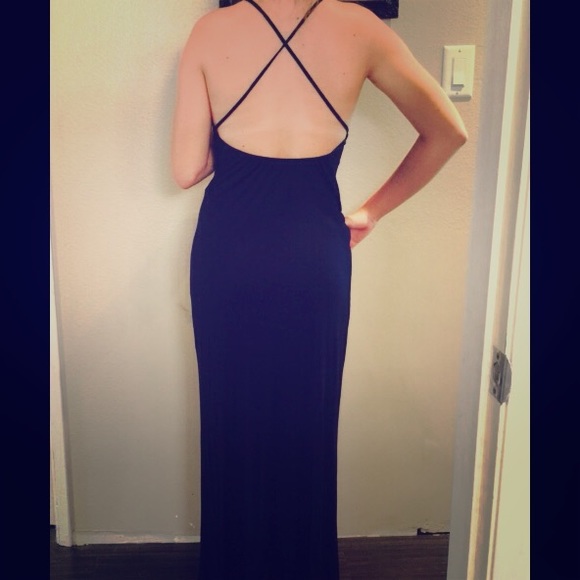 Club Monaco Navy maxi dress