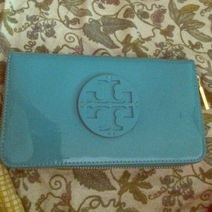 Tory Burch Patent Clutch