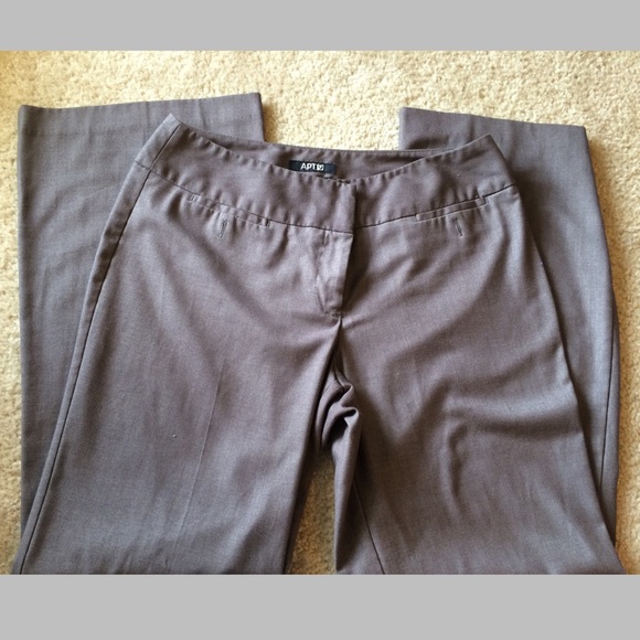 Brown curvy fit dress pants - Picture 3 of 4