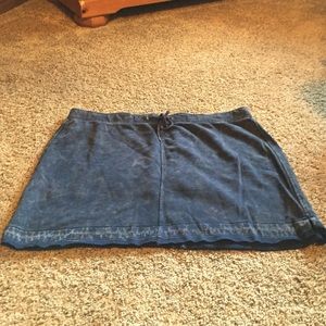 GAP BLUE DRAWSTRING SKIRT
