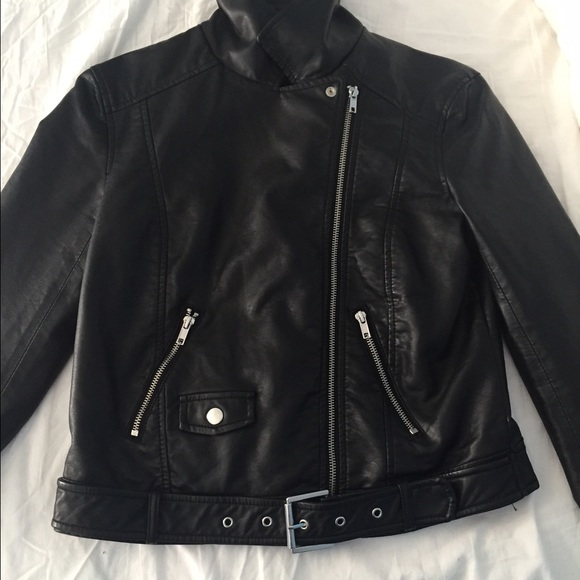 H&M Jackets & Blazers - faux leather jacket