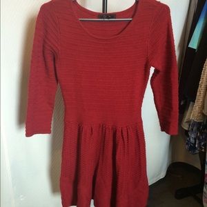 Jessica Simpson Red Sweater Dress