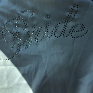 White Silk Bride Robe