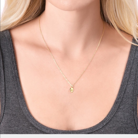 Gorjana Alphabet Charm Necklace (L)