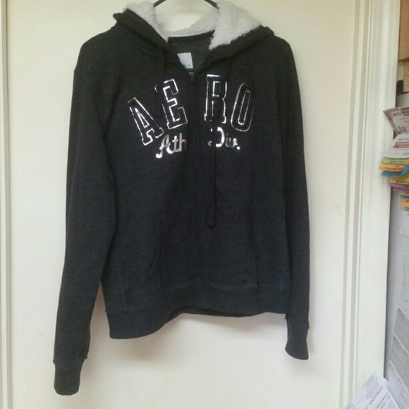 NWT Grey with Sparkly Letters Aeropostal Jacket - Picture 1 of 3