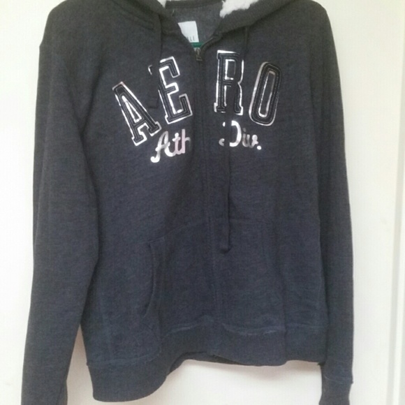 NWT Grey with Sparkly Letters Aeropostal Jacket - Picture 2 of 3