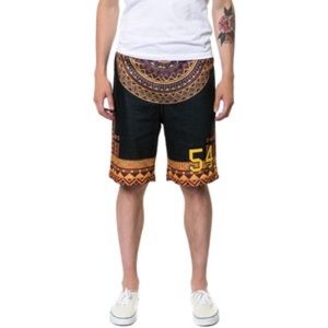 LATHC Dashiki Shorts in Black