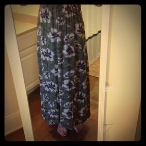 Anthropologie Floral maxi dress