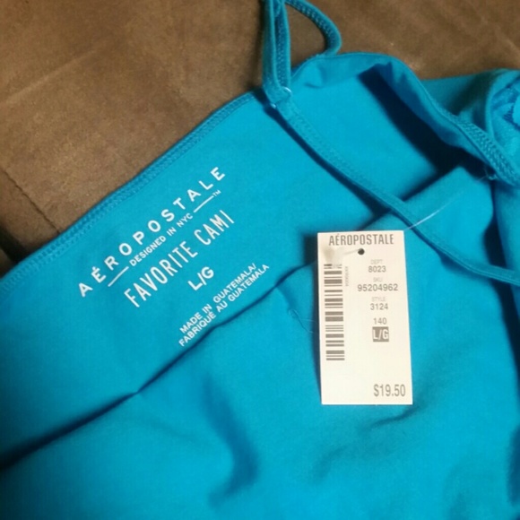 NWT Blue Flower Laced Tank Top - Picture 3 of 3