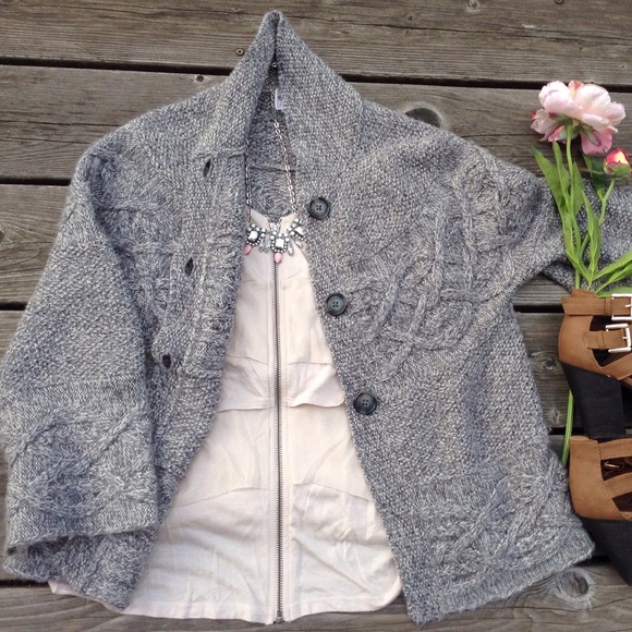 Isaac Mizrahi Sweaters - Issac Mizrahi Sample Grey Cardigan
