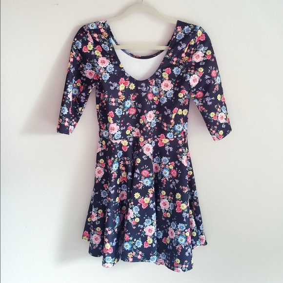 Floral Skater Dress - Picture 2 of 4