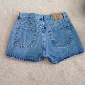 High waisted jean shorts!