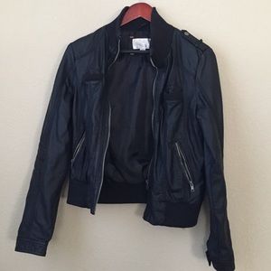 Black pleather jacket
