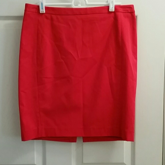 Express red pencil skirt