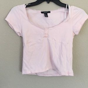 Pink crop top