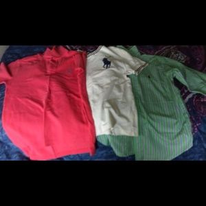 Polo shirt JUST the white one. Size M 10/12