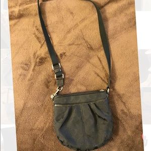 Black coach cross body purse