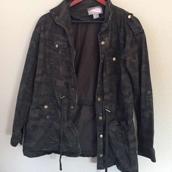 Green camo jacket