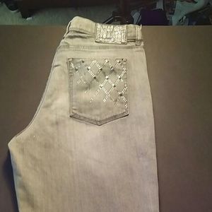 White House Black Market Jeans / jewel-studded