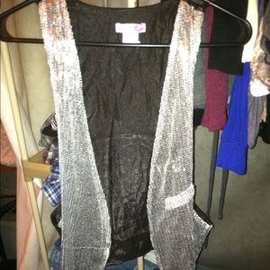 Cardigan with sequins