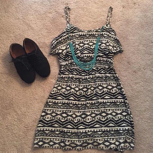 Aztec print dress