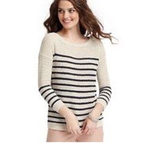 Textured Button Shoulder Sweater