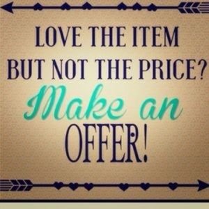 Make an offer! 💙