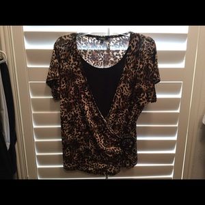 Animal print top