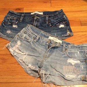 Abercrombie beautiful jeans shorts BUNDLE