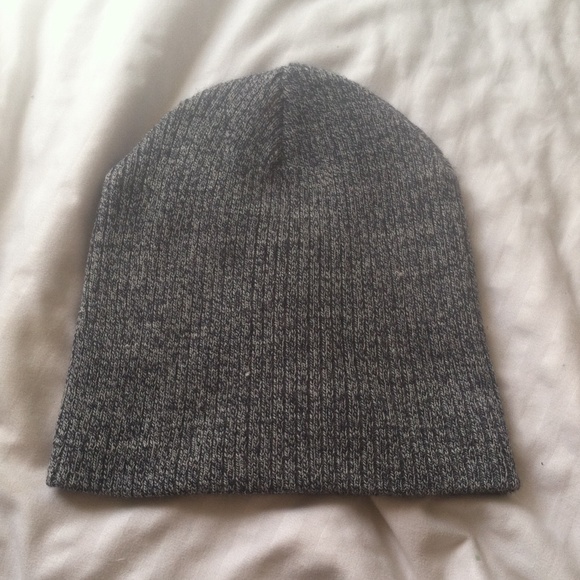 Heathered grey beanie
