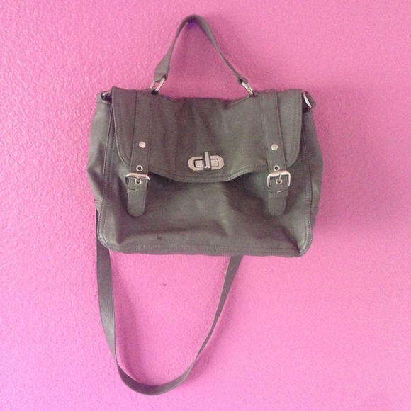 New York & Company Handbags - Grey Satchel/Messenger