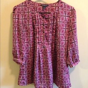 Banana Republic print blouse