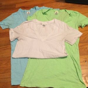 VS PINK Vneck Layering Neon tops!