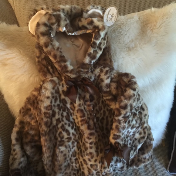 Barrington Baby Collection Luxe Leopard coat