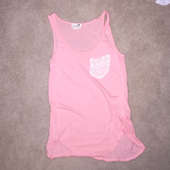 PACSUN : Pink tank top