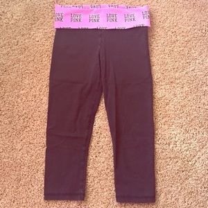 Victoria's Secret cropped yoga pants