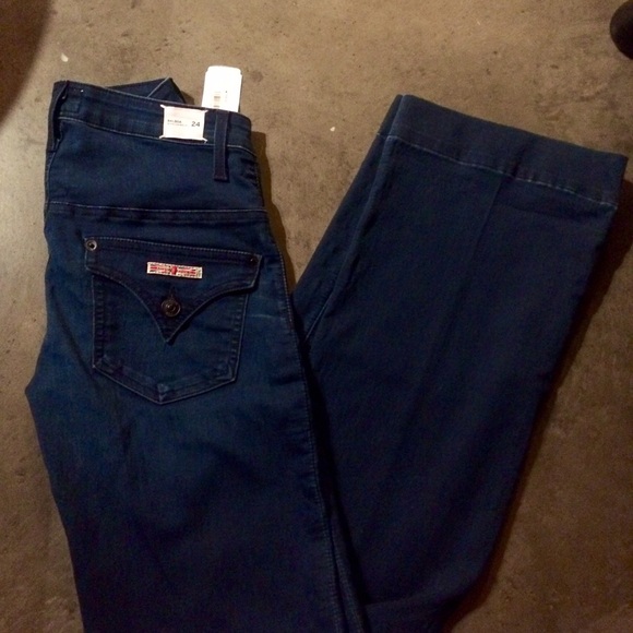 *SALE* Hudson Midrise Slim Wide Leg Jeans - NWT