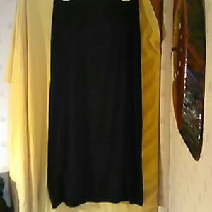 Long black skirt