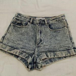 Acid Wash Shorts