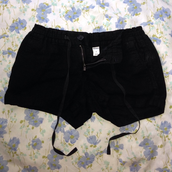 Old Navy linen tie shorts