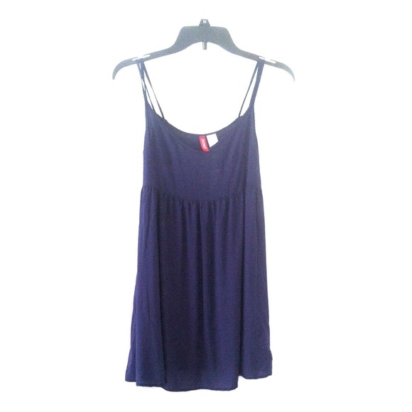 Navy blue baby doll dress from H&M