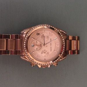 Michael Kors rose gold watch