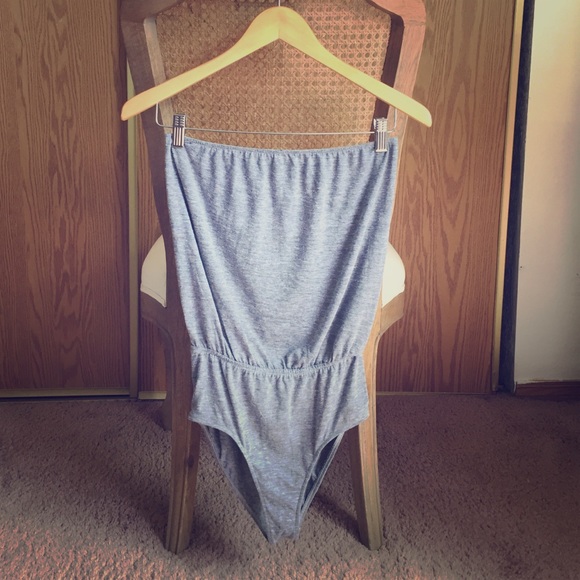Heather Grey One Piece Romper
