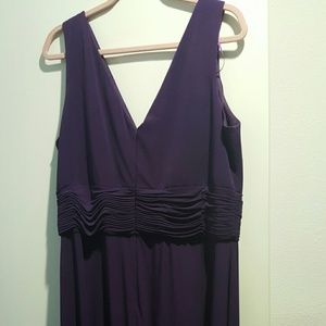 Dark purple dress
