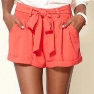 Red MM Couture shorts